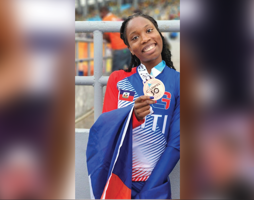 Victoria Guerrier, l'étoile montante de l'athlétisme haïtien veut montrer au monde entier que les Haïtiens sont un peuple fort et courageux